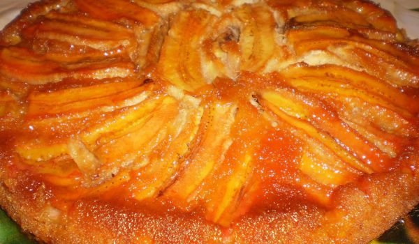 Карамелен сладкиш с банани