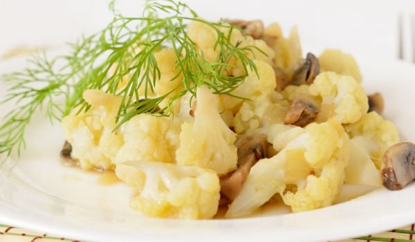 Карфиол с гъби