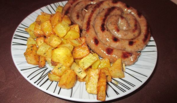 Карначета с гарнитура от запечени картофи