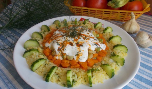 Картофен пръстен с тиквички