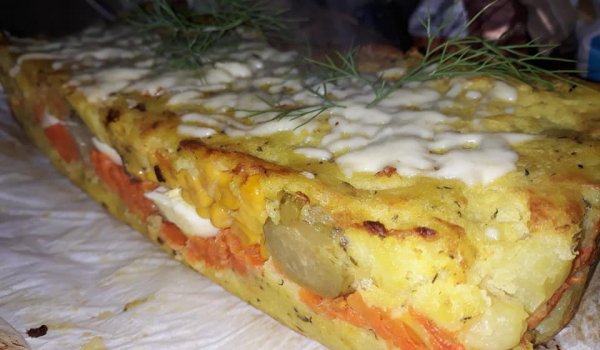 Картофен терин с плънка