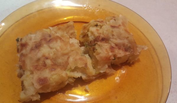 Картофена баница с праз