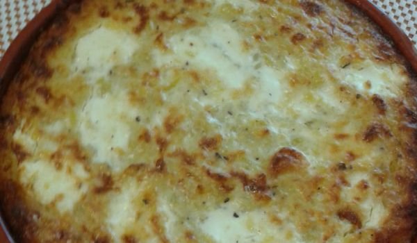 Картофена запеканка с лук