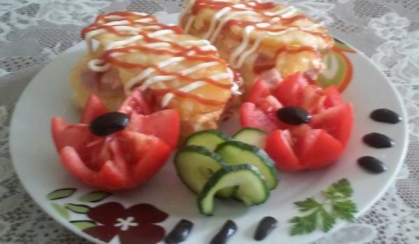 Картофена запеканка с шунка