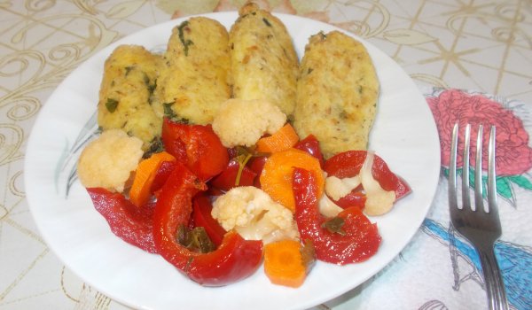 Картофени крокети с овесени ядки