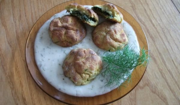 Картофени скалички с пълнеж от спанак