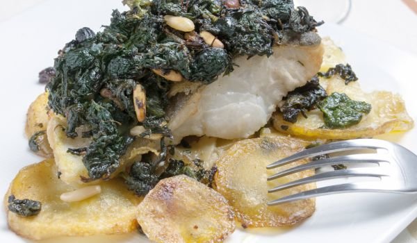 Картофи с кедрови ядки