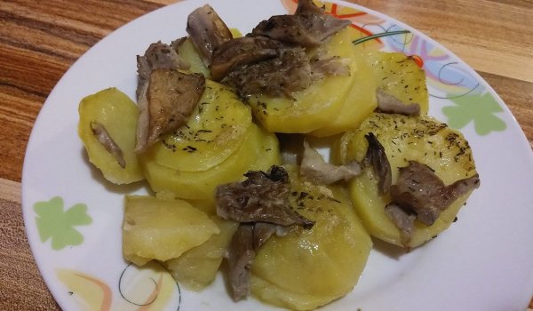 Картофи с кладница с дъх на бира