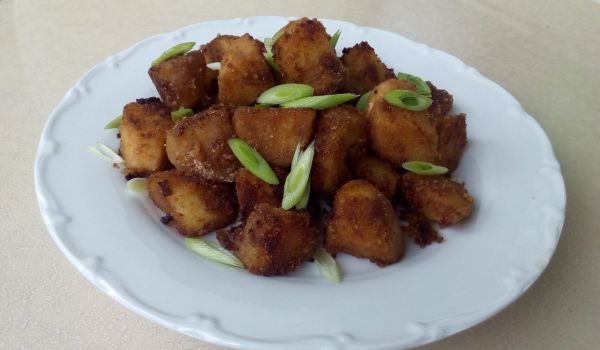 Картофи соте със соев сос и галета