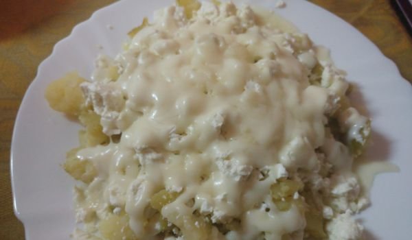 Картофки със сирена и кашкавал