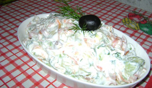 Катък с тиквички и моркови