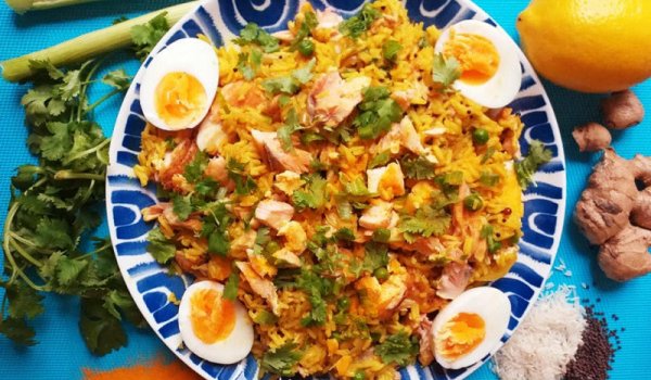 Кеджери с ориз и риба