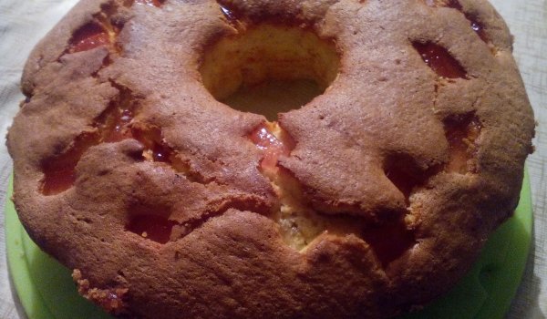 Кекс с белтъци и локум