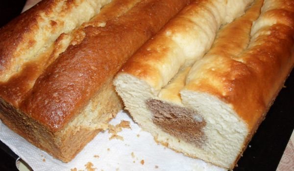 Кекс с какаови цветенца