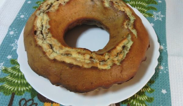 Кекс с лимонов, портокалов вкус и какао