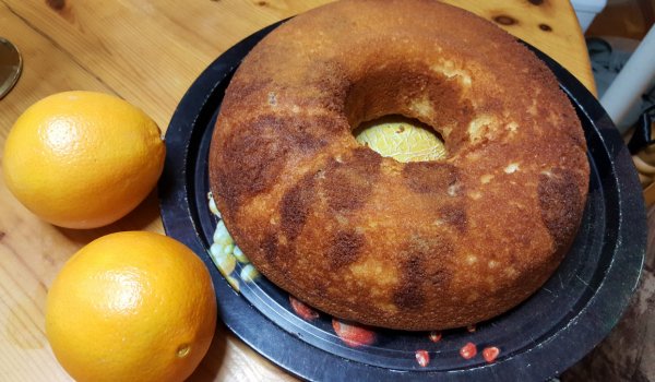 Кекс с портокал и шоколад
