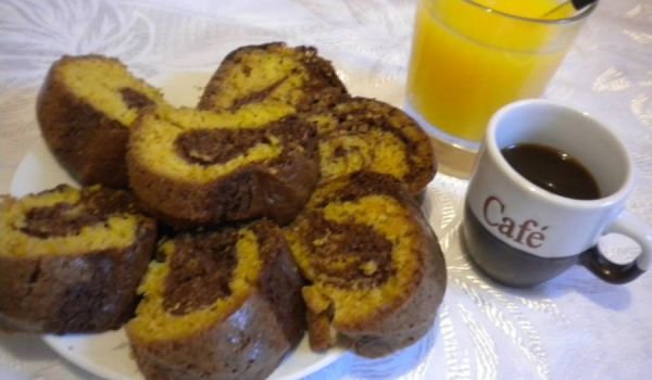 Кекс с портокалови кори