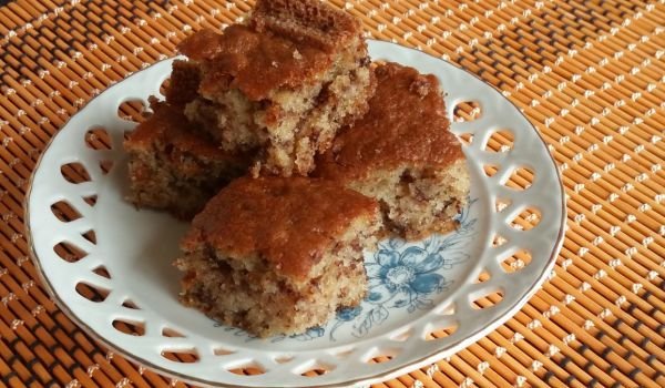Кекс с шоколадови вафли