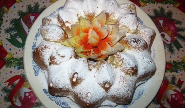 Кекс със сладко от мандарини