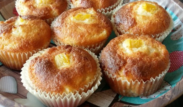 Кексчета с ананас и кокос