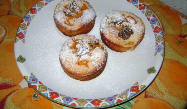 Кексчета с тиква и орехи