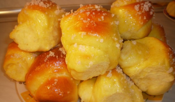 Кифлички от козуначено тесто