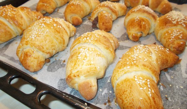 Кифлички с Нутела