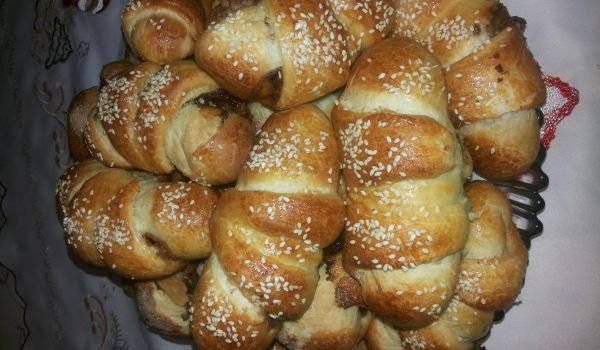 Кифлички с шоколад или мармалад