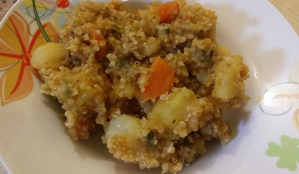 Киноа с картофи