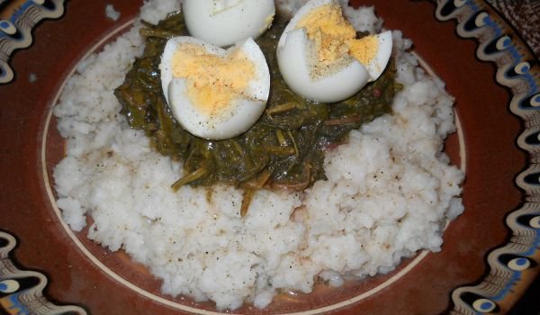 Киселец с оризови люспи