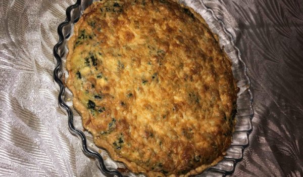 Киш с коприва и сметана