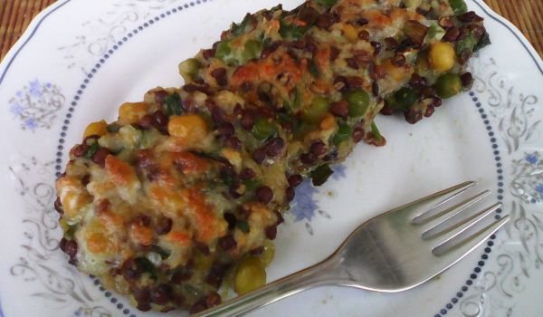 Кюфтенца от нахут, ориз и леща