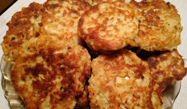 Кюфтета от тиквички и извара