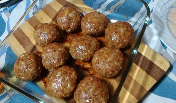 Кюфтета с конско месо на фурна