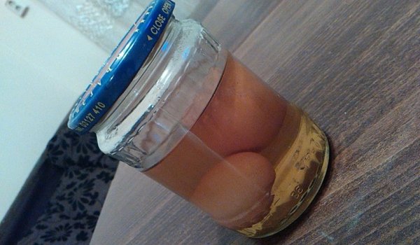 Компрес от ябълков оцет и яйца при шипове