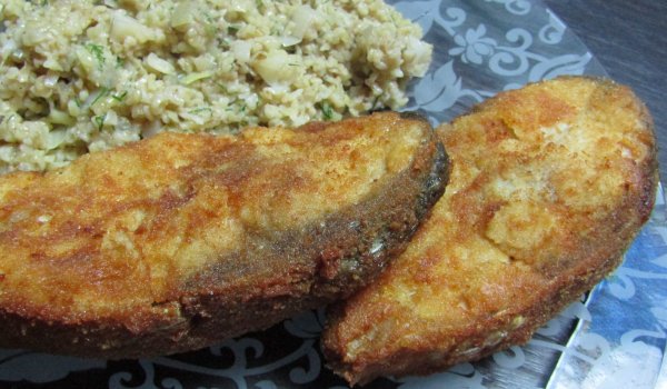 Котлети от толстолоб с булгур