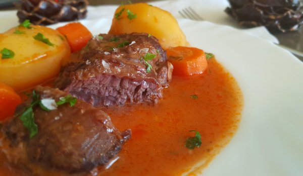 Крехки телешки бузки