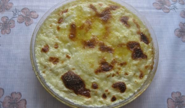 Крем карамел с кускус