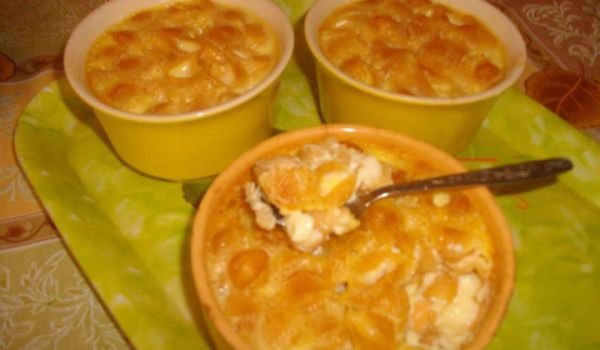 Крем карамел с макарони