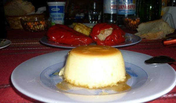 Крем карамел с ром