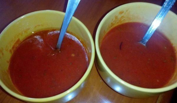 Кремсупа от чушки и картофи