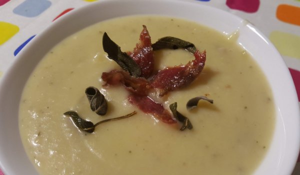Кремсупа от гъби и картофи