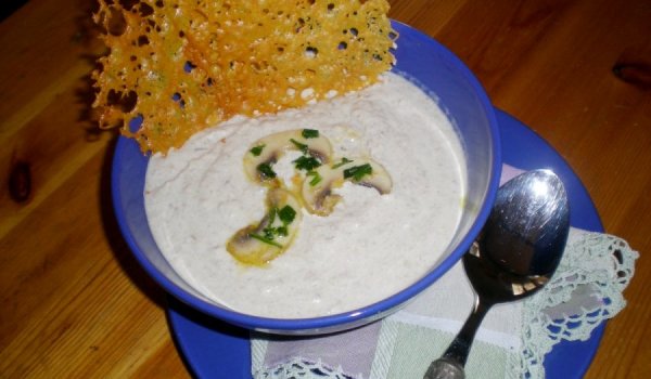 Кремсупа с гъби и сметана