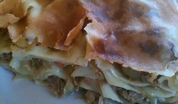 Къпана баница с месо