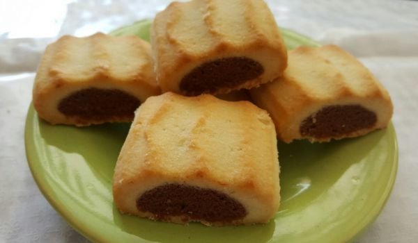 Курабийки с орехова плънка