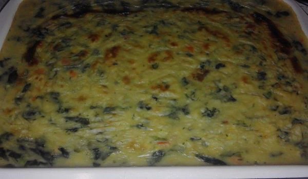 Кускус с пиле, спанак и зеленчуци
