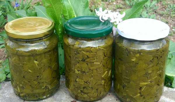Лапад в буркани с хималайска сол