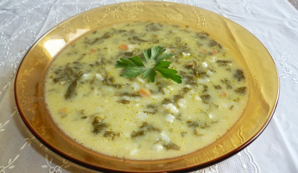 Лападена супа със застройка