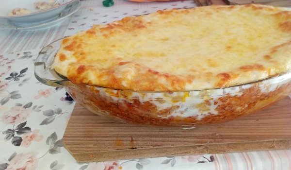 Лазаня Болонезе в йенска тавичка