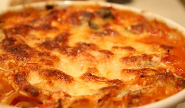 Лазаня с морски дарове